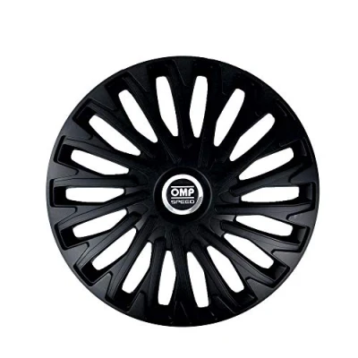 Abbildung von Omp Speed 4 Radkappen Stinger Schwarz 14 Zoll