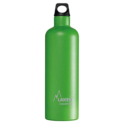 Abbildung von Laken Unisex Erwachsene Futura Thermo 0,75 Liter, BPA frei, wiederverwendbar, recyelbar (schmale Öffnung) Lakenflasche l, Grün, 0.75