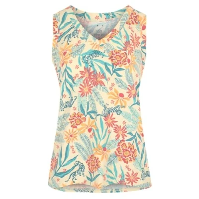 Abbildung von Sherpa Adventure Gear Neha V Neck Tank, S, peetho Tiger floral