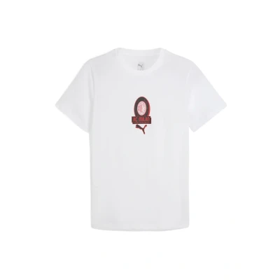 Abbildung von Puma AC Milan FtblCulture T Shirt Herren Mit Plain White/Red Größe: 3XL