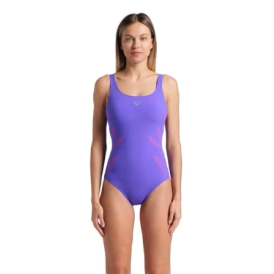 Abbildung von arena Milena Wing Back Damenbadeanzug mit B Körbchen, Modellierender Schwimmanzug, Power Mesh Technologie und Chlorresistentes Sensitive Fabrics, Herausnehmbare Körbchen Verstellbare Träger