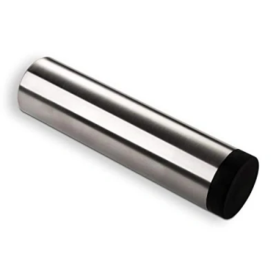 Abbildung von 2 x SO TECH® Türstopper TOPPER echt Edelstahl Ø 30 mm Wandabstand 120 Wandtürstopper