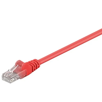 Abbildung von Goobay 68411 CAT 6 Verbindungskabel, U/UTP, Rot, 3 m Kabellänge