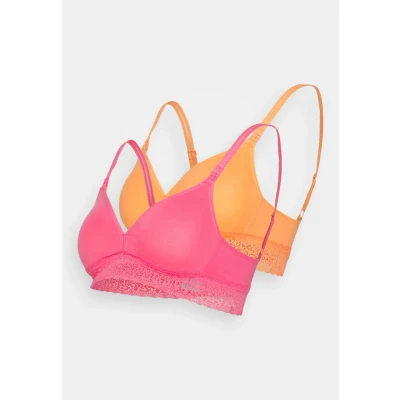 Abbildung von Lascana Nursing BRA 2 PACK Triangel BH, Damen, Größe: 70A, Pink/orange