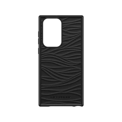Abbildung von LifeProof Wake Hülle für Samsung Galaxy S22 Ultra, stoßfest, Sturzschutz bis 2 Meter, schlanke schützende Hülle, Nachhaltig hergestellt aus recyceltem Ozeanplastik, Schwarz