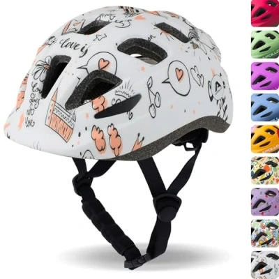 Abbildung von Apollo Kinder Fahrradhelm, Helm für &amp; Jugendliche, Multisport Helm, Fahrradhelm Mädchen, Jungen, Kinderhelm ab 3 Jahre, Verstellbarer Größe 48, Fahrrad Roller