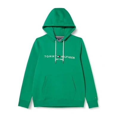 Abbildung von Tommy Hilfiger LOGO Hoody Kapuzenpullover, Herren, Größe: XS, Olympic green