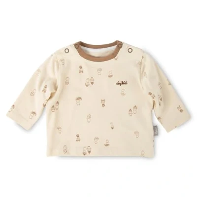 Abbildung von sigikid Classic Langarmshirt für Kinder, Größe: 62, Beige