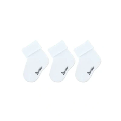 Abbildung von Sterntaler Unisex Kinder Baby Socken Söckchen 3er Pack Uni, Weiß, 14