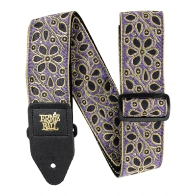 Abbildung von Ernie Ball Klassischer Jacquard Gitarrengurt/Bassgurt Jasmine and Juice