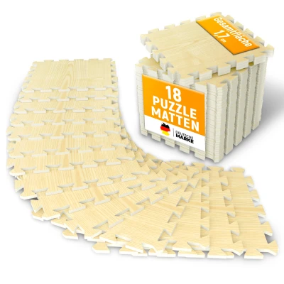 Abbildung von NEOLYMP Bodenschutzmatte Fitness Gummimatte für Sportgeräte, extra dicker und robuster Sportboden Puzzlematte Boden, Gymnastikmatte (Bodenschutzmatte schwarz 8 x 18, Bodenschutzmatte)