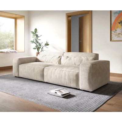 Abbildung von Big Sofa Sirpio XL 270x130 cm Cord Beige