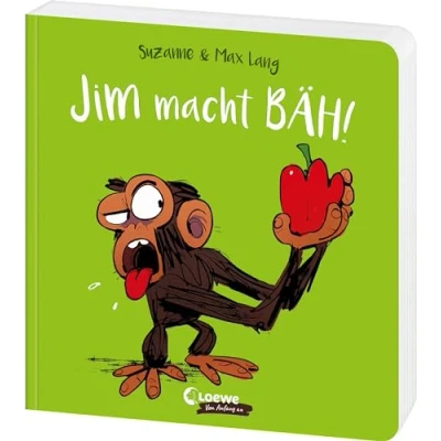 Abbildung von Jim macht bäh!: Lustiges Pappbilderbuch ab 2 Jahren, das wählerische Esser*innen zum Probieren animiert
