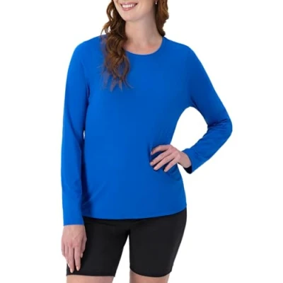 Abbildung von Hanes Damen Sport Cool Dri Performance Langarm T Shirt, Tolles Blau, XX Large