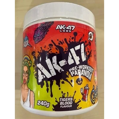 Abbildung von AK47 Labs Pre Workout Paranoia Tigers Blood NEU 240 g