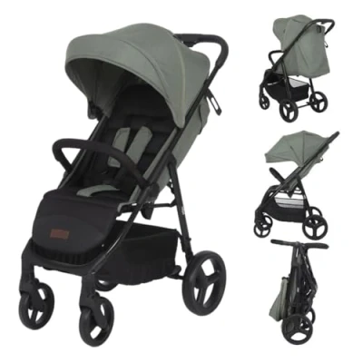 Abbildung von Novi Baby® Grande Go Buggy, buggy von Geburt bis 22 kg, Zusammenklappen mit einer Hand, Liegeposition, geräumige Sitz
