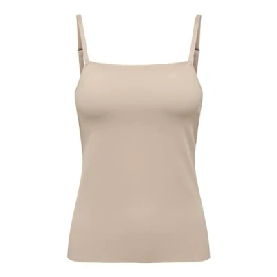 Abbildung von ONLY Onltracy Bonded Moulded BRA Singlet Unterhemd/shirt, Damen, Größe: XL, Rugby tan