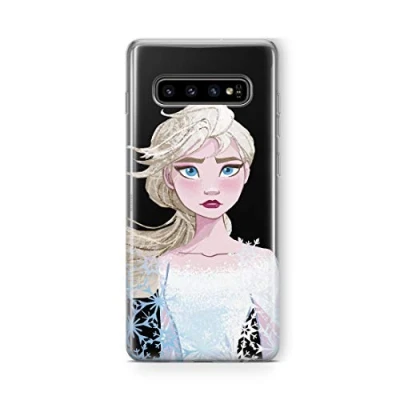 Abbildung von Original und Offiziell Lizenziertes Disney Die Eiskönigin 2 Handyhülle für Samsung S10, Case, Hülle, Cover aus Kunststoff TPU Silikon, schützt vor Stößen Kratzern