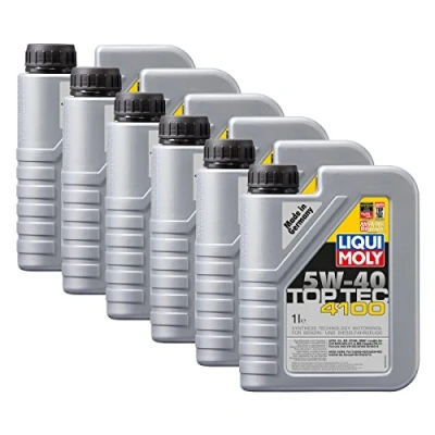 Abbildung von 6x LIQUI MOLY 3700 Top Tec 4100 5W 40 Motoröl
