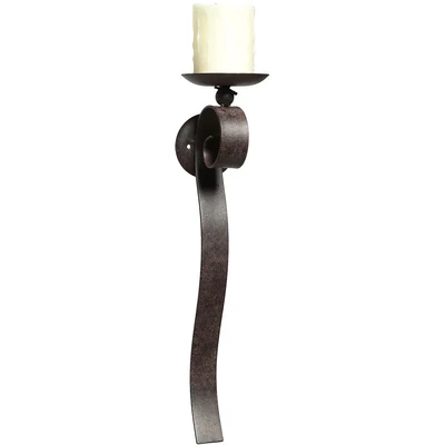 Abbildung von Ambiente Haus Wandkerzenhalter &quot;Wandleuchter antikbraun 50cm&quot;, (1 St.)