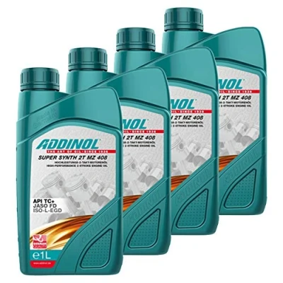 Abbildung von Addinol 4X Motoröl Motorenöl Motor Motoren Oil Engine 2 Takt Super Synth 2T Mz 408 1L 72400607