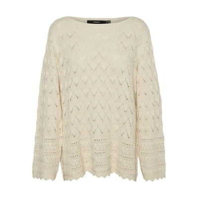 Abbildung von Vero Moda Curve Strickpullover VMCLUA (1 tlg) Lochmuster