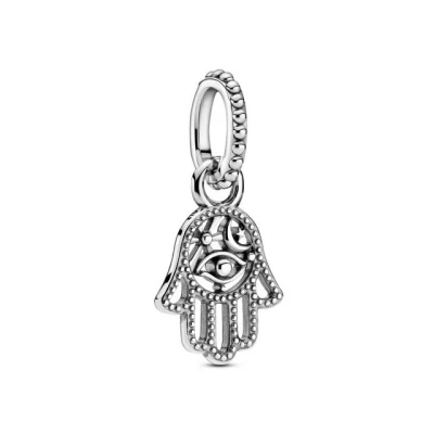 Abbildung von Pandora Protective Hamsa HAND Charm, Damen, Größe: One Size, Sterling silver