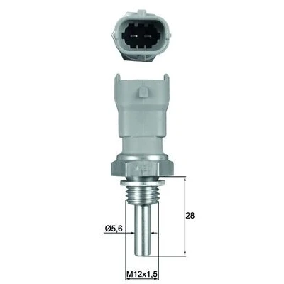 Abbildung von MAHLE ORIGINAL TSE 10 Kühlmitteltemperatursensor mit Dichtung OPEL: Corsa B Schrägheck, Astra G CC, Vectra Limousine, ALFA ROMEO: 156 Limousine