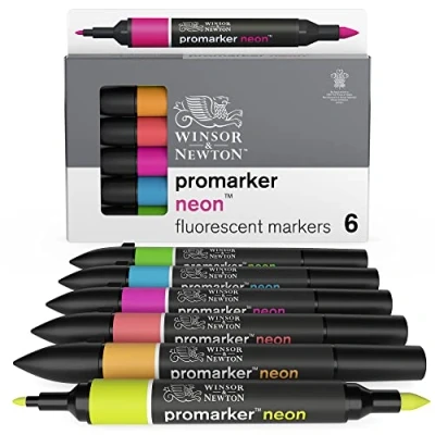 Abbildung von Promarker Neon Marker Set 6 Stück
