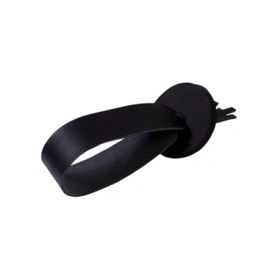 Abbildung von Meinl Cymbals BR6 Leder Marschbeckenriemen inkl. Pad Groß schwarz