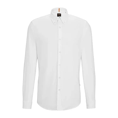 Abbildung von BOSS Rickert Hemd, Herren, Größe: Small, White