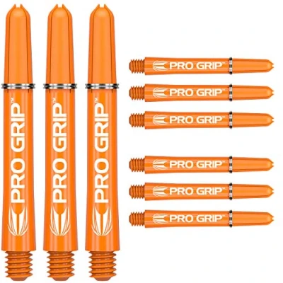 Abbildung von Target Darts 3 x Sätze of Orange Pro Grip Dartschäfte Zwischenzeitlich 9 Insgesamt