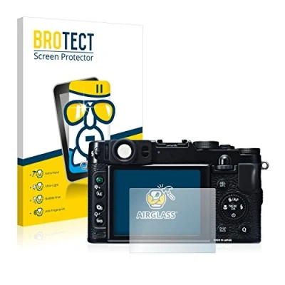 Abbildung von BROTECT Schutzglas für Fujifilm X20 Schutzfolie Panzer Folie Glas [Extrem Kratzfest 9H, Anti Fingerprint, Ultra Transparent]
