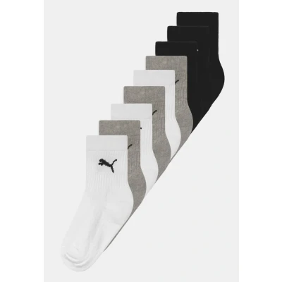 Abbildung von Puma Junior CREW 9 PACK Unisex Socken für Kinder, Größe: 27 30, Grey/white/black