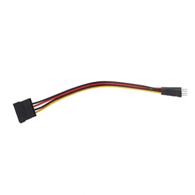 Abbildung von ZSYTF 4Pin FDD Floppy Stecker Auf 15Pin Sata Buchse Adapter Konverter Festplatte Stromkabel Kabel 23cm/9 06in Ryzen 5 5600x 3 7 GHz 6 Kern Prozessor