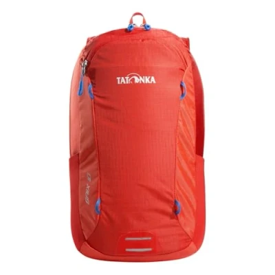 Abbildung von Tatonka 1534 Fahrradrucksack Baix 10L Kleiner, leichter Outdoor Rucksack mit Helmhalterung und 10 Liter Volumen Männer Frauen rot orange