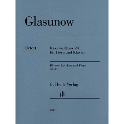 Abbildung von Reverie op. 24 für Horn und Klavier: Besetzung: Klavier (G. Henle Urtext Ausgabe)