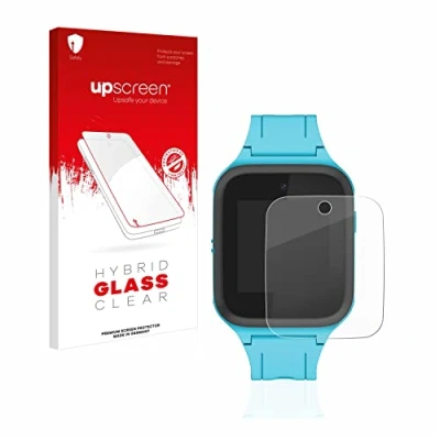 Abbildung von upscreen Schutzglas für TCL Movetime FamilyWatch Kids MT40X Schutzfolie, Glas Folie [Klar, 9H Panzerschutz, Anti Fingerprint]