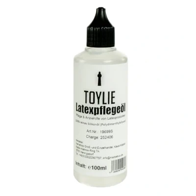 Abbildung von «Latex Pflegeöl» Anziehhilfe und Hochglanzoptik für Latex (0.1 l) 100 ml