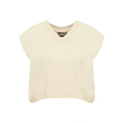 Abbildung von acalmar Women&#039;s Strickshirt, Wollweiss, XS/S