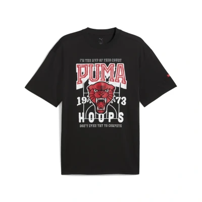 Abbildung von Puma Rival Rage Basketball T Shirt Herren Mit Plain Black Größe: XL