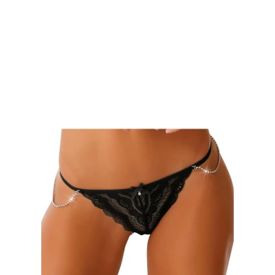 Abbildung von Lascana String, Damen, Größe: 40/42, Schwarz