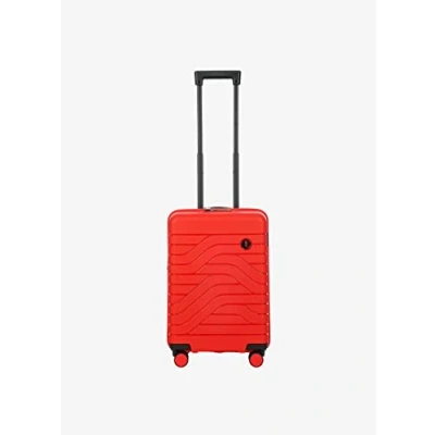 Abbildung von Bric&#039;s Hartschalen Trolley Erweiterbar, Kollektion Ulisse BY, 4 Rollen Koffer, Widerstandsfähig und Ultraleicht, USB Anschluss, Integriertes TSA Schloss, Maße: 37x55x23/27, Rot