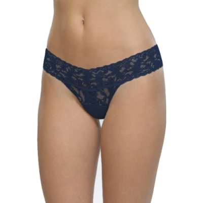 Abbildung von Hanky Panky Original Rise Thong Schwarz Nylon One Size Damen