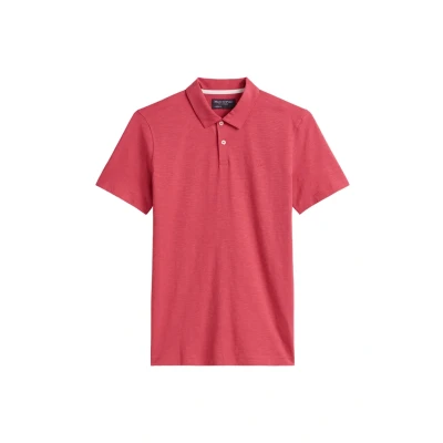 Abbildung von Marc O&#039;Polo Short Sleeve Embroidery Poloshirt, Herren, Größe: 3XL, Raspberry pink