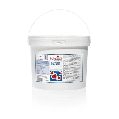 Abbildung von Saracino Fondant Top Weiß Zum Eindecken 5 kg Made In Italy
