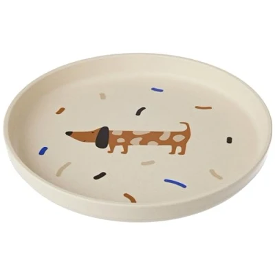 Abbildung von LÄSSIG Kinder Teller ohne Melamin, BPA frei, für Spülmaschine und Mikrowelle/Plate Little Mateys royal blue
