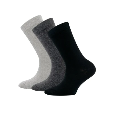 Abbildung von Ewers UNI Socken für Kinder, Größe: 23 26, Sweater grau anthrazit schwarz