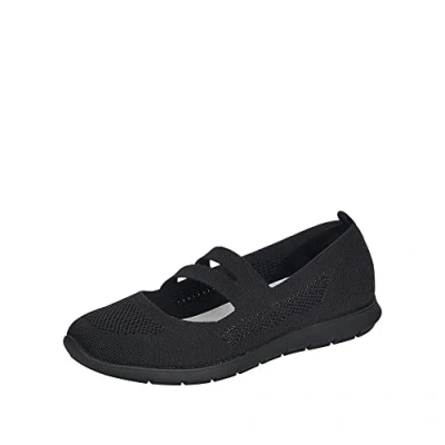Abbildung von Remonte Slipper, Damen, Größe: 39, Schwarz Textil