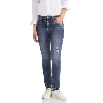 Abbildung von Street One Slim FIT Jeans Fit, Damen, Größe: 29x30, Blau